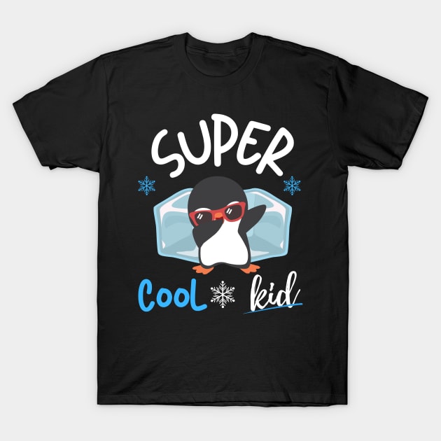 super cool kid penguin T-Shirt by HyzoArt